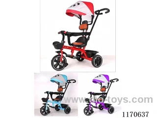 Children's Tricycle 4-in-1 Walking Stroller