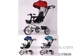 Children's Tricycle 4-in-1 Walking Stroller