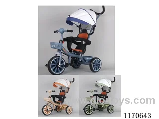 Children's tricycle 4-in-1 baby walker
