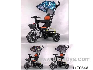 Children's tricycle 4-in-1 baby walker