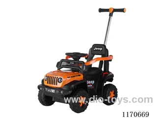 Children's beach car scooter stroller with push handle GCC