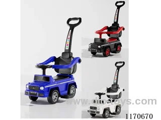 Children's scooter with push handle fence GCC