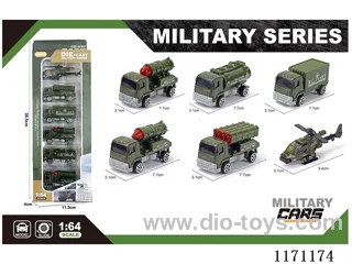 Alloy Scooter Short Head Military Vehicle 6 Mixed(6pcs/box)