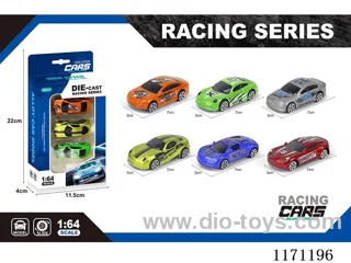 Alloy 6 mixed simulation car (3pcs/box)