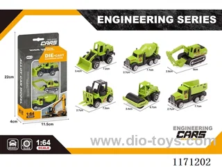 Alloy Scooter Farmer Green Car 6 Mixed(3pcs/box)