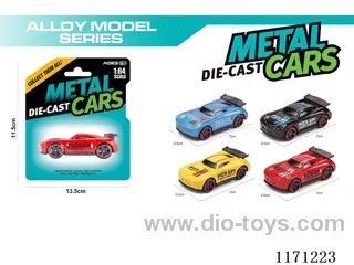 Alloy Skid Racer 4 Assorted
