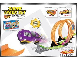Pull Back Track Car
