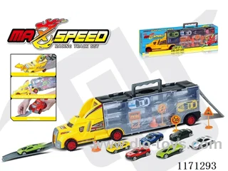 Container Car with 6 Alloy Cars