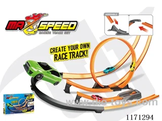 Catapult Track Car with 2 Alloy Cars