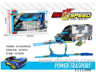 Ejector Car with 2 Alloy Cars