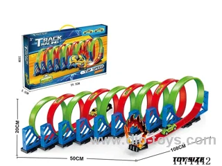 pull back railcar set