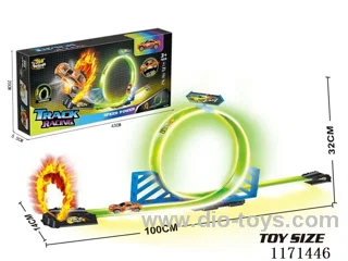 Luminous Pull Back Railcar Set