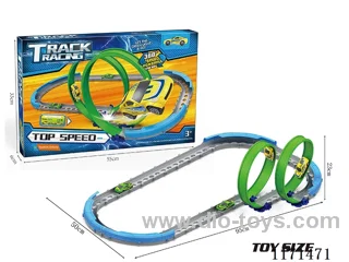 Extreme Pull Back Track Car Set