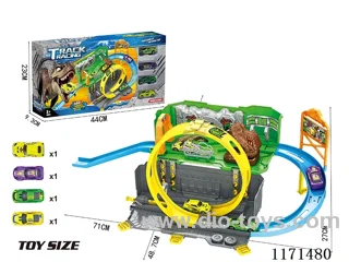 Ejector Train Carrying Case Dinosaur Scene Set