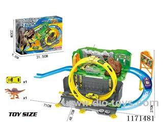 Ejector Train Carrying Case Dinosaur Scene Set (Sealed Box)