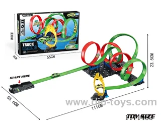 Speed Pull Back Track Car