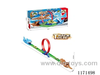 Shark Dinosaur Battle Catapult Track Car