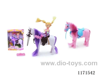 Detachable Horse Cover with Figurine
