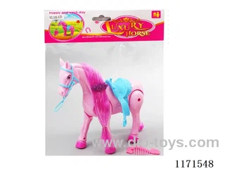 Motorized musical ornament horse