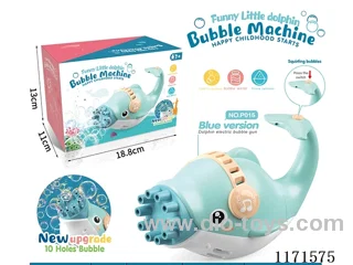 Blue Dolphin Electric Bubble Machine