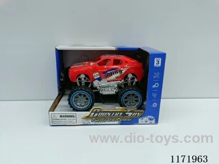 Inertial racing car