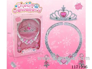 Crown Jewelry Set (Pink Diamond)