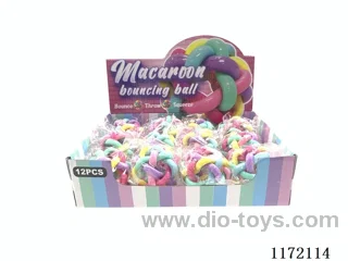 Macron colored rainbow ball