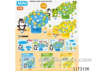 Medium penguin, frog, duck balance tree