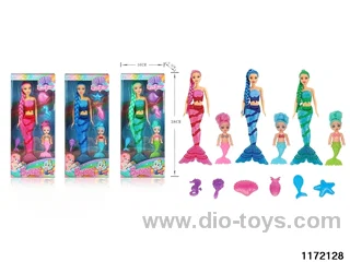 14 inch Mermaid + 5.5 inch Mermaid