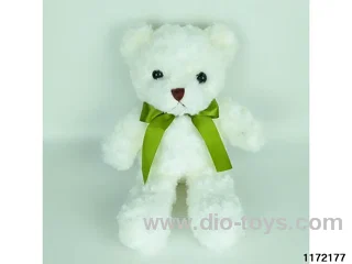 Twisted White Ribbon Bear