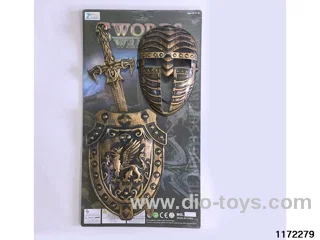 Bronze Single Sword Shield + Mask