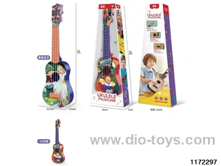 (gcc) guitarra de dibujos animados de 17 pulgadas (alambre de acero)