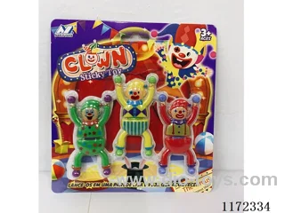 Climbing wall clown