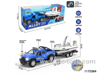 1:32 Alloy pull back car W L/M
