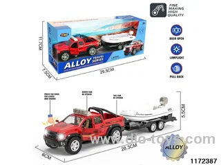 1:32 Alloy pull back car W L/M
