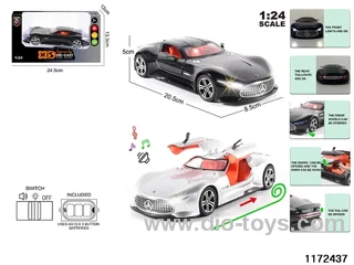 1:24 Alloy pull back car W L/M