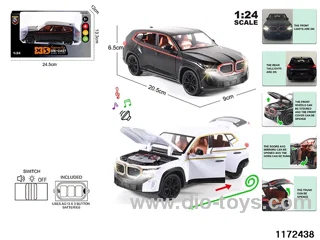 1:24 Alloy pull back car W L/M
