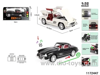 1:32 Alloy pull back car W L/M