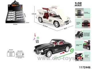 1:32 Alloy pull back car W L/M