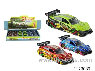 1:36 pull back alloy car 12PCS