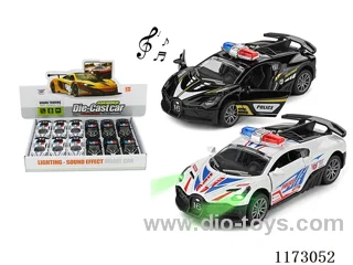 1:32 pull back alloy car 12PCS W L/M (openable door)