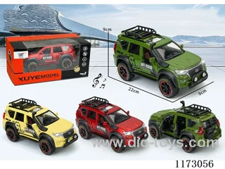 1:24 pull back alloy car 1PCS W L/M (openable door)