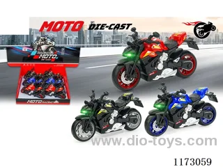 1:12 pull back alloy car 6PCS W L/M