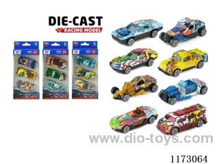 1:64 free wheel alloy car 3PCS