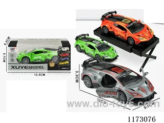 1:36 pull back alloy car 1PCS (openable door)