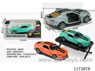 1:36 pull back alloy car 1PCS (openable door)