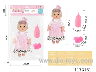 29CM doll with 4 sound IC accessories: bottle + pacifier (3*AG13 included)