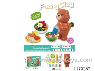 Colored clay set