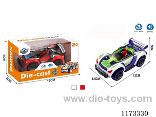 pull back alloy car with sound（3*AG3 included）