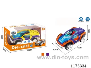 pull back alloy car with sound（3*AG3 included）